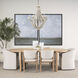 Phillum 29 inch White Chandelier Ceiling Light