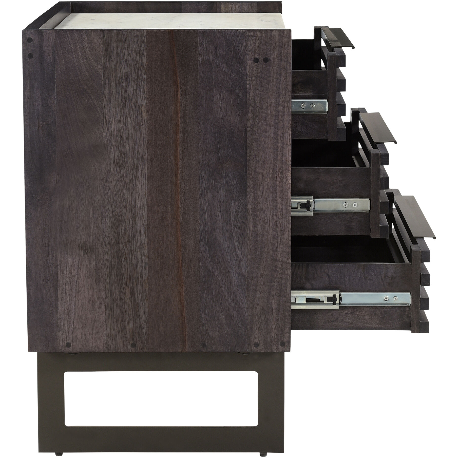 Paloma Grey Dresser, 3 Drawer Chest