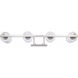 Mod Pod 4 Light 31 inch Brushed Nickel Vanity Light Wall Light