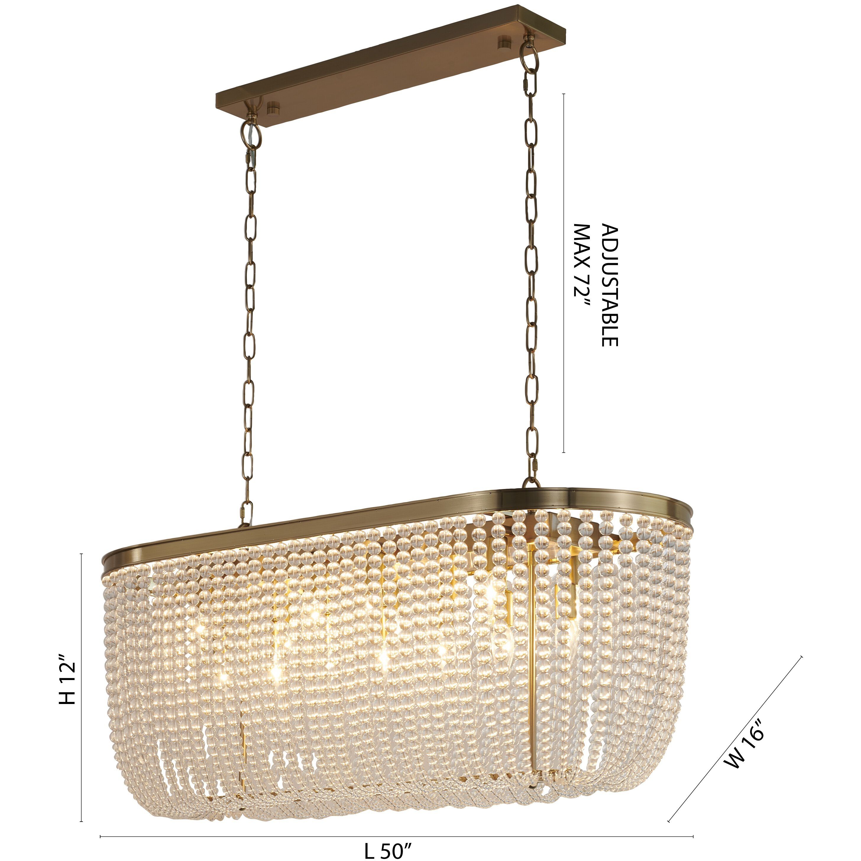 Canada LED 16 inch Gold Chandelier Ceiling Light in Satin Black