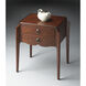 Wilshire  27 X 22 inch Plantation accent Table