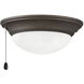 Light Kit LED Metallic Matte Bronze Fan Light Kit, Small