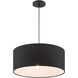 Bainbridge 3 Light 18 inch Black Pendant Ceiling Light 