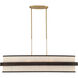 Harbor Wrap Island Light Ceiling Light in Legacy Brass and Dark Bronze