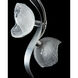 Mika 2 Light 9.7 inch Sterling Pendant Ceiling Light