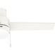 Brunner 52 inch Matte White with Light Oak/Fresh White Blades Ceiling Fan