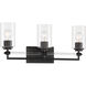 Binsly 3 Light 24 inch Coal Bath Vanity Light Wall Light