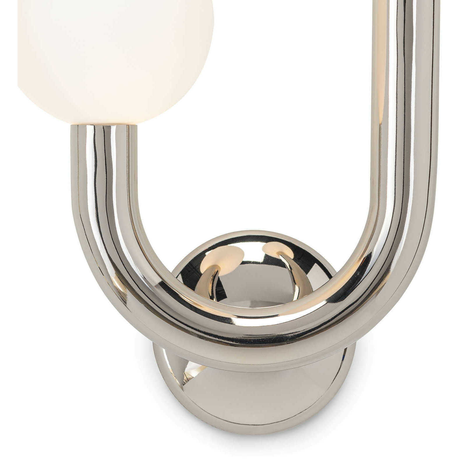 Happy LED 11.25 inch Polished Nickel Wall Sconce Wall Light, Left Side
