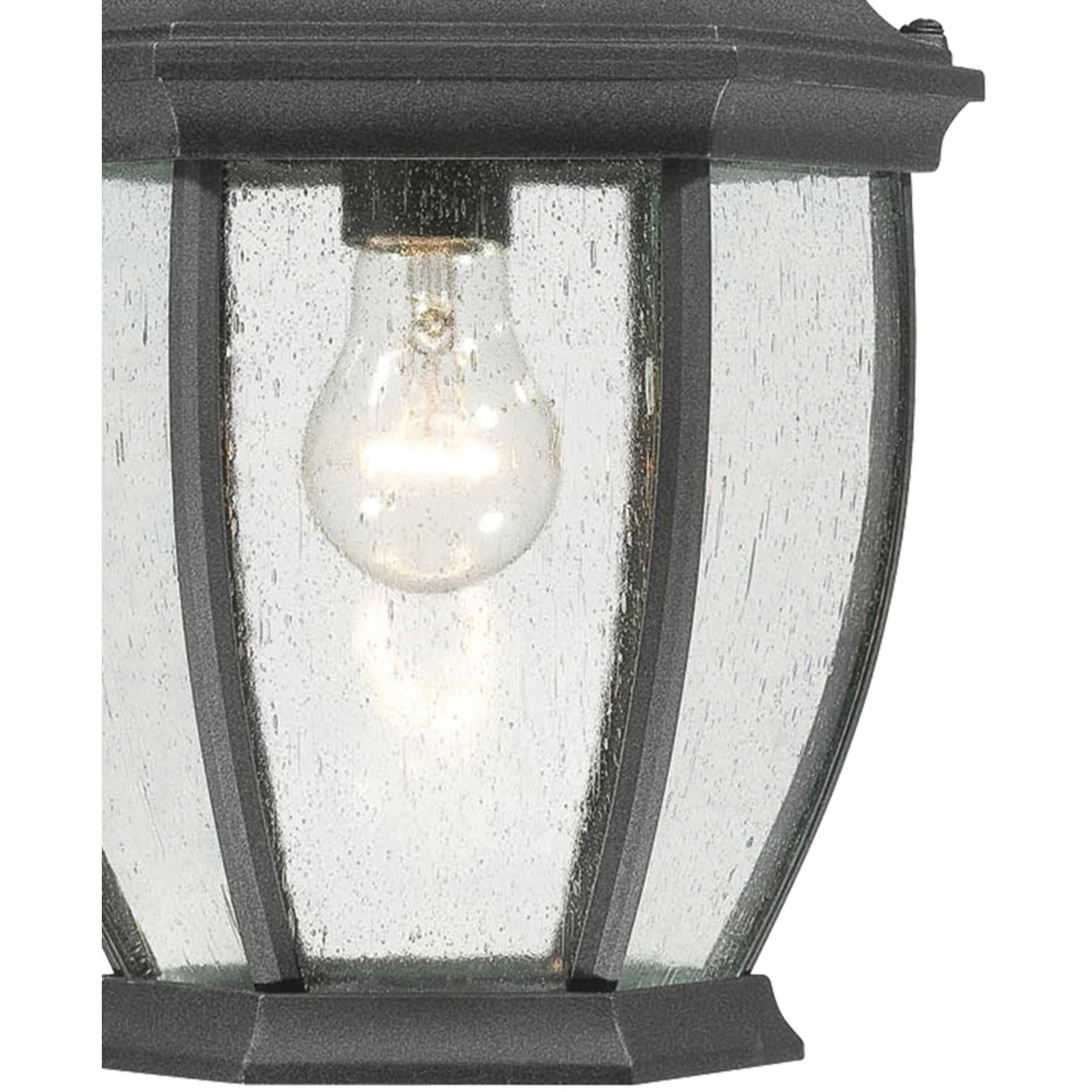 Covington 1 Light 9.5 inch Black Outdoor Pendant