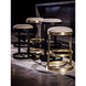 Dior 26 inch Matte Black Counter Stool