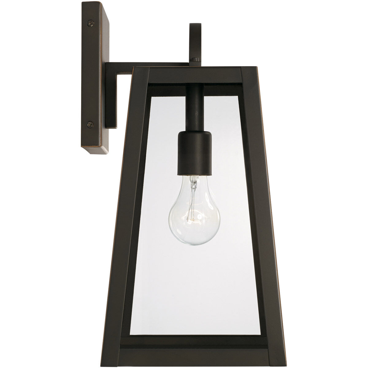 Leighton 1 Light 16 inch Oiled Bronze Outdoor Wall Lantern in Incandescent