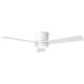 Clarity 56 56 inch Matte White Ceiling Fan