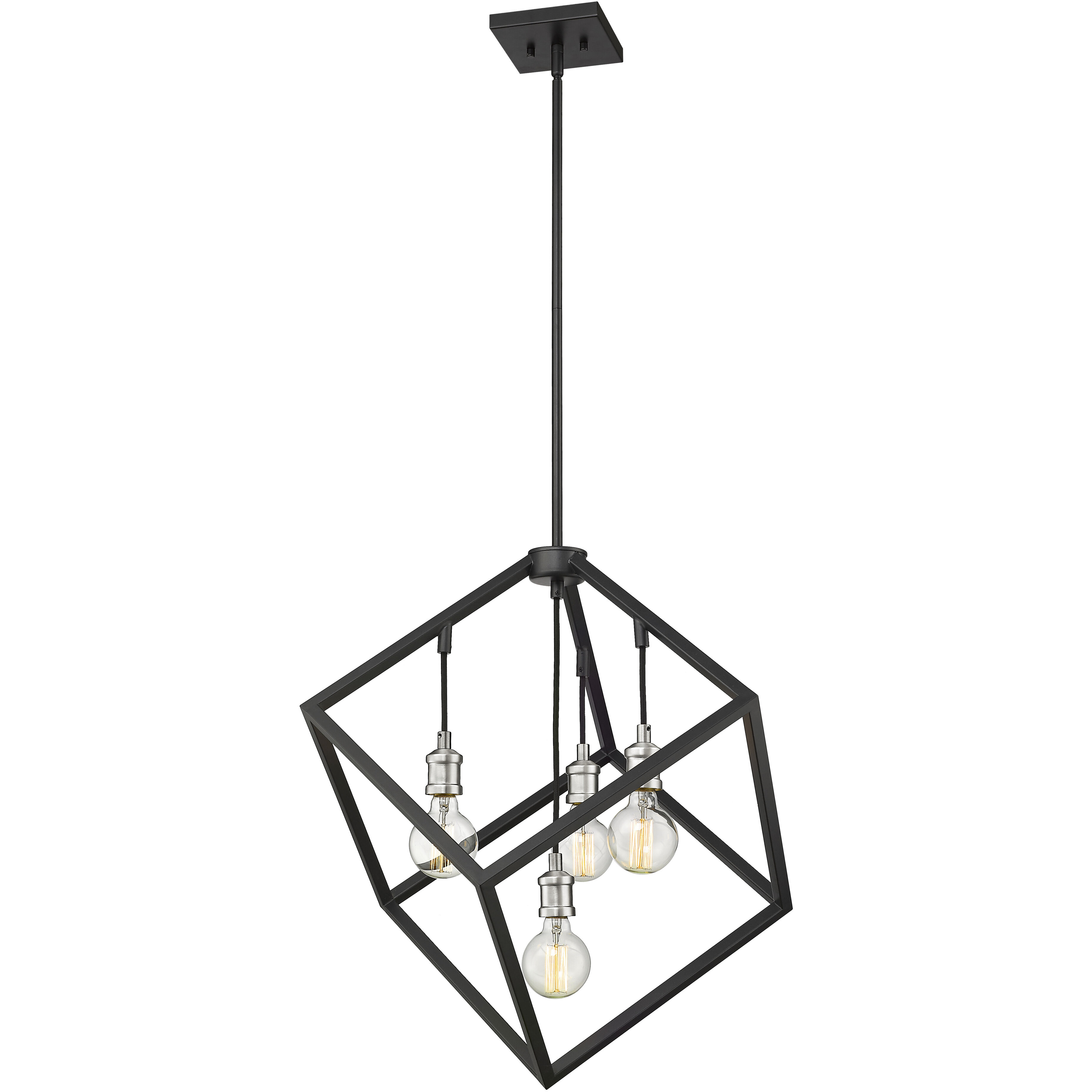 Vertical 4 Light 24.00 inch Chandelier