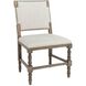 Tyson Burnished Oak / Sunbrella Linen Dove Dining Chair