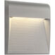 Casa LED 8.25 inch Gray Exterior Wall/Step Light