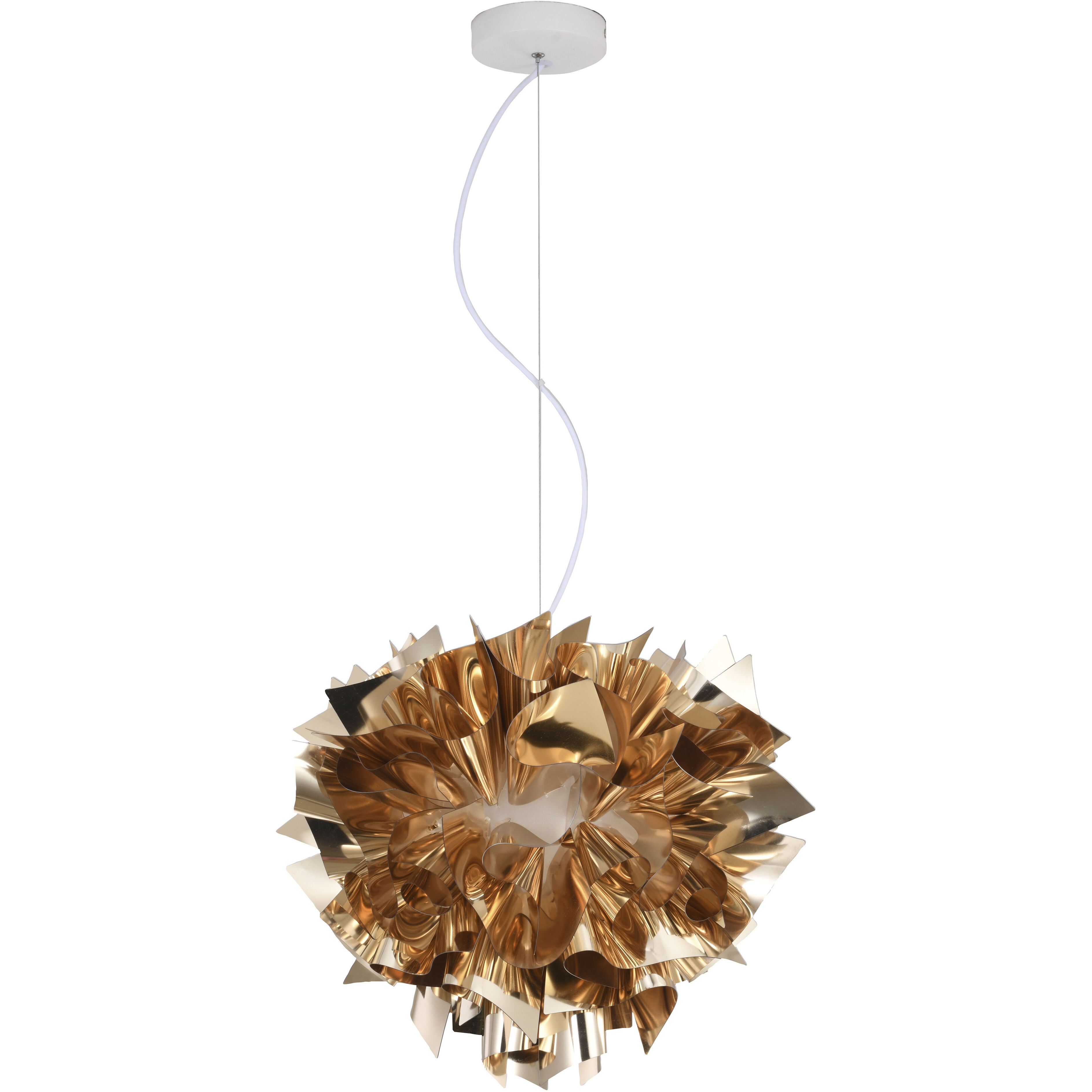 Canada 1 Light 16.5 inch Shiny Gold Chandelier Ceiling Light