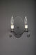 Hunter 2 Light 8 inch Dark Brass Wall Sconce Wall Light