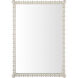 Beau 58 X 41.5 inch Antique White Mirror