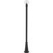 Laurent 1 Light 105.5 inch Black Outdoor Post Mounted Fixture