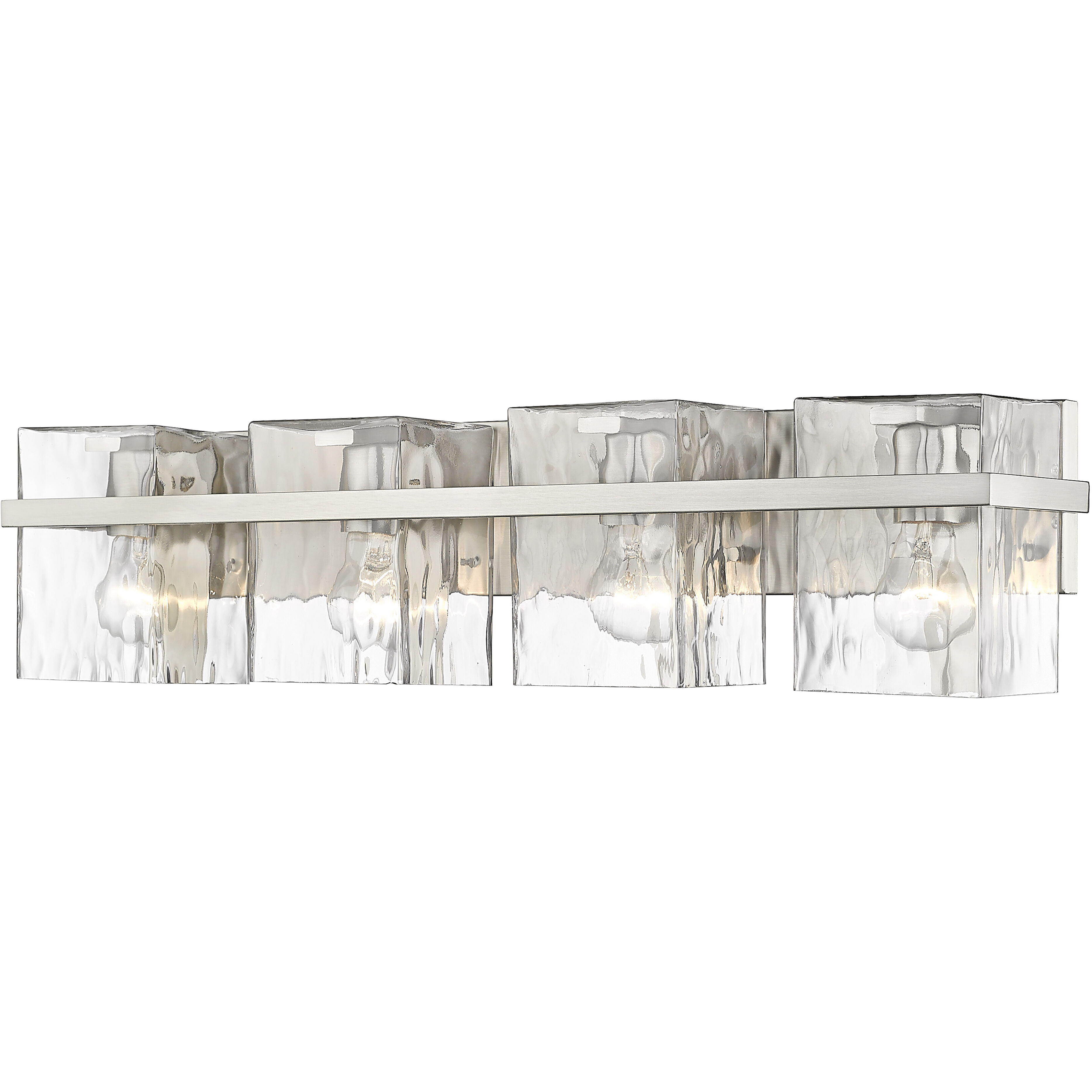 Bennington 4 Light 29.25 inch Brushed Nickel Vanity Wall Light