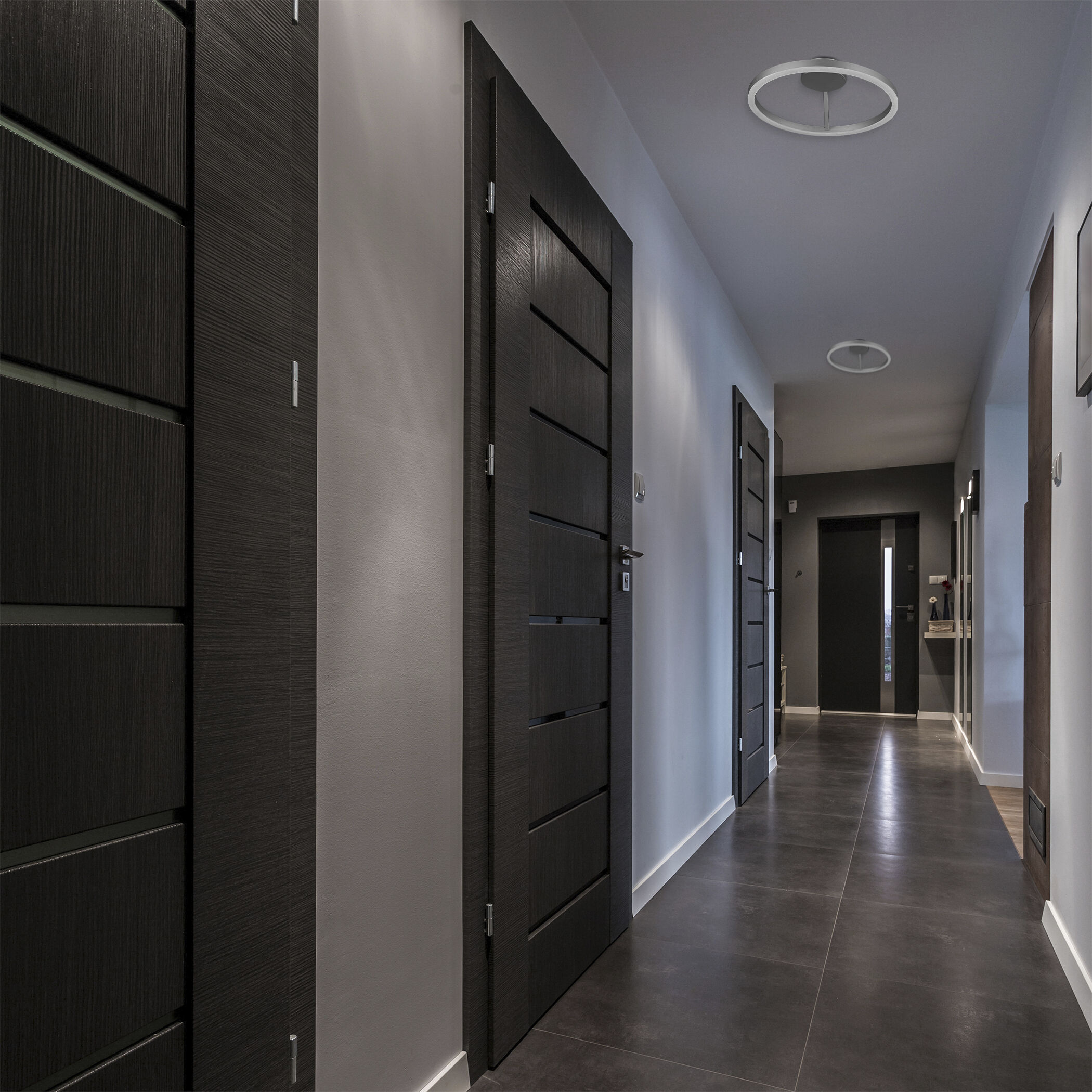 Zuben 19.75 inch Silver Semi-Flush Ceiling Light