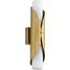 Crescendo 2 Light 5.25 inch Natural Brass Wall Sconce Wall Light