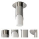 Ellipse LED 6 inch Satin Nickel Flush Mount Ceiling Light in Polished Chrome