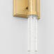 Monet 2 Light 4.75 inch Aged Brass Sconce Wall Light