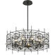Garroway 9 Light 32 inch Matte Black Chandelier Ceiling Light