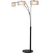 Amarillo 83 inch 22.00 watt Matte Black Arc Floor Lamp Portable Light