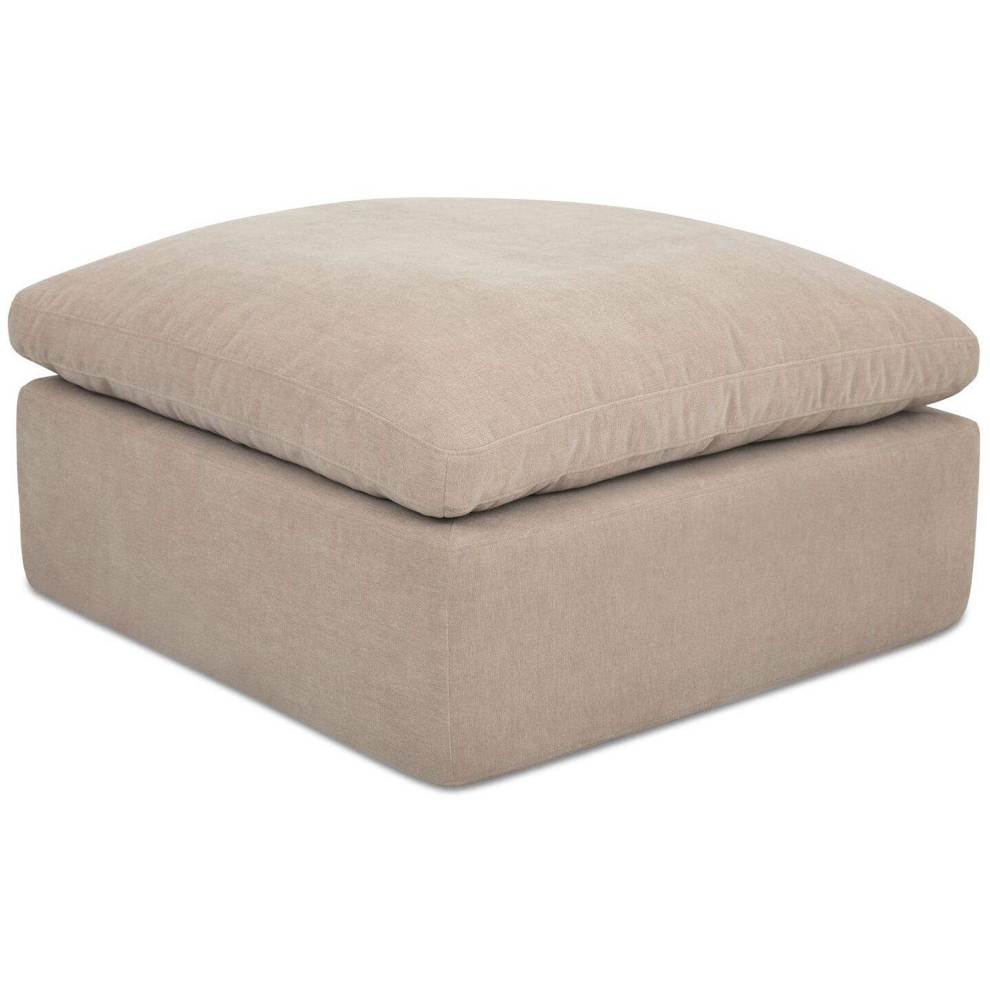 Cates 19.25 inch Beige Ottoman