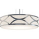 Lake LED 30 inch Painted Nickel Pendant Ceiling Light in Incandescent