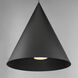 Pitch LED 29.5 inch Black Single Pendant Ceiling Light