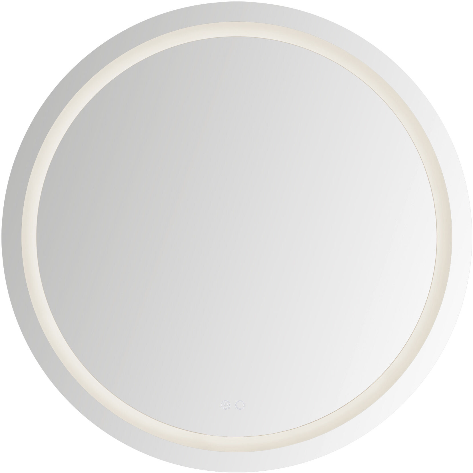 Hillmont 40 X 40 inch Sandblasted Merc Edge Wall Mirror