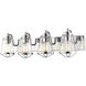 Mariner 4 Light 32 inch Chrome Vanity Wall Light