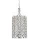 Prive 6 Light 19 inch Two Tone Silver Pendant Ceiling Light