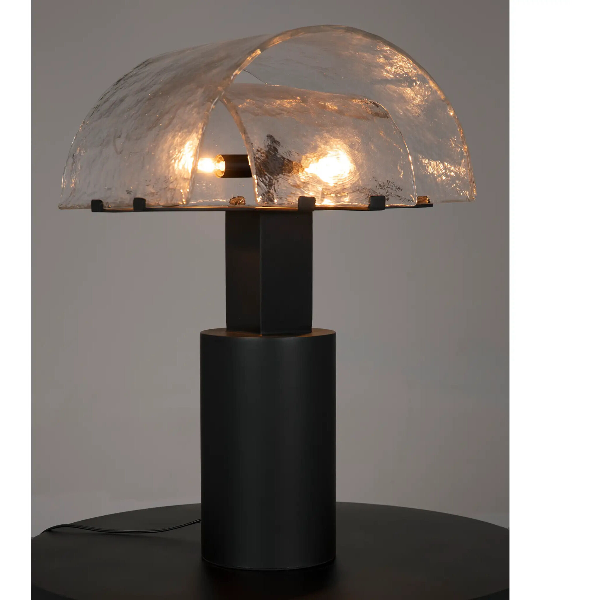 Shiitake 27 inch 60.00 watt Matte Black Table Lamp Portable Light