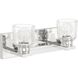 Dryden 2 Light 15 inch Polished Nickel Vanity Light Wall Light