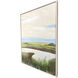 Floral Spice Red and Beige and Metallic and Neutral Canvas, The Studio