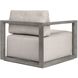 Remsen Weathered Gray and Nuance Dove Outdoor Lounge Chair
