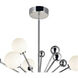 Element LED 24 inch Polished Nickel Chandelier Ceiling Light