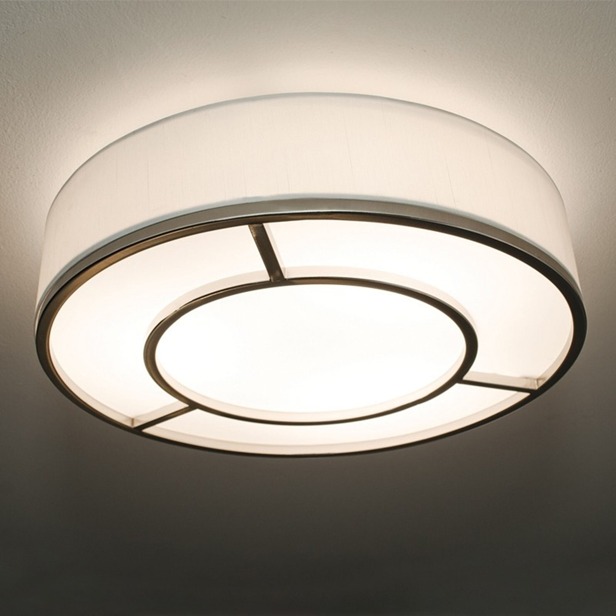 Reeves LED 16 inch Satin Nickel Flush Mount Ceiling Light