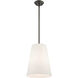 Prato 1 Light 11 inch Bronze Pendant Ceiling Light