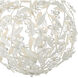 Marselle 6 Light 22 inch Matte White Chandelier Ceiling Light