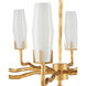 Mathilda 8 Light 36 inch White/Matte Gold Chandelier Ceiling Light