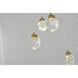 Canada LED 60 inch Gold Island Lighting Ceiling Light