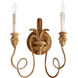 Salento Wall Sconce Wall Light in French Umber