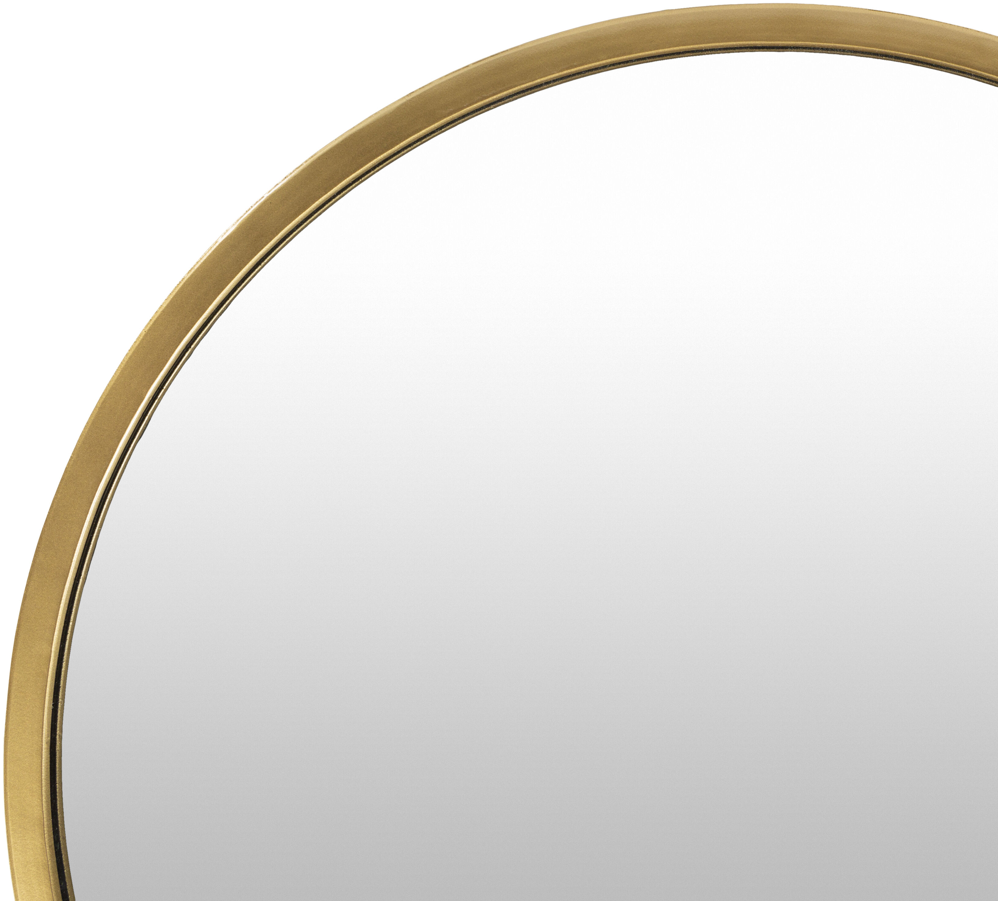 Carmen 40 X 40 inch Gold Mirror, Round