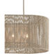 Mereworth 5 Light 42.25 inch Beige Chandelier Ceiling Light