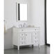 Park Avenue 42 X 22 X 35 inch White Vanity Sink Set